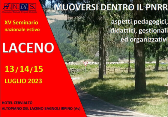 XV Seminario Nazionale estivo – 13-15 Luglio 2023 -Laceno AV